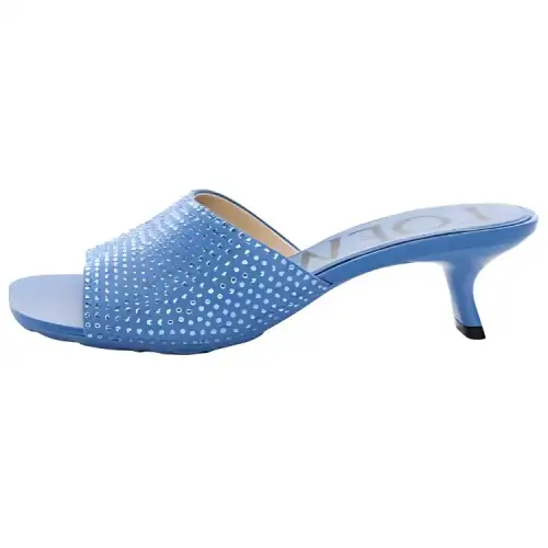 LOEWE Petal Slide Slippers Women's Blue