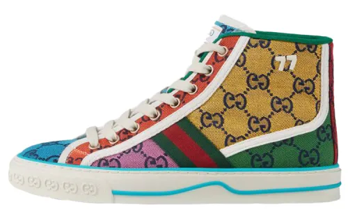 GUCCI Tennis 1977 High top Canvas Shoes Women's