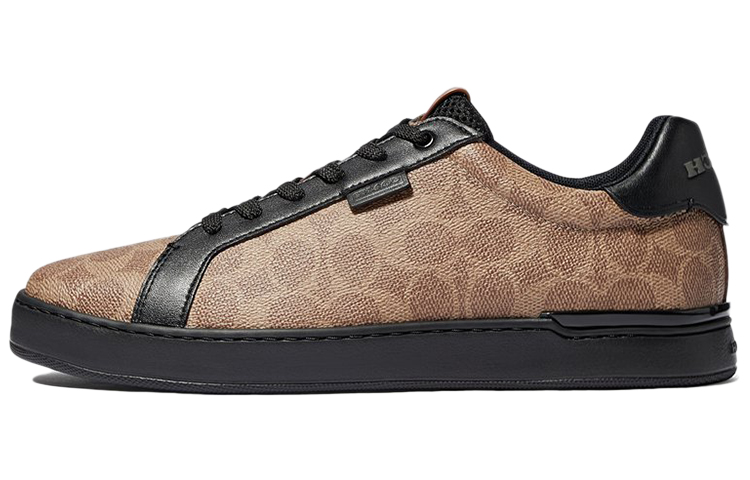 Мужские кеды COACH CitySole Lowline (черно-коричневые)