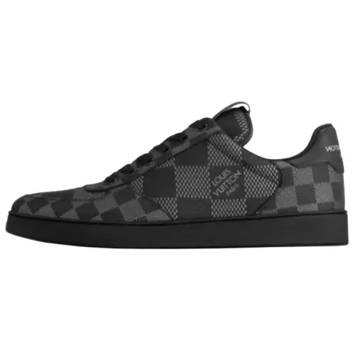 LOUIS VUITTON Rivoli Low top Skateboard Shoes Men's Black