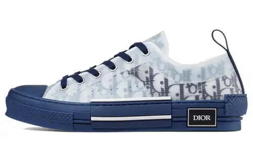 DIOR B23 Low Top Blue Oblique
