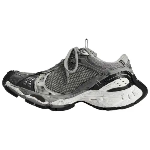 Balenciaga Stapler Panelled Lace-Up Sneakers Women's
