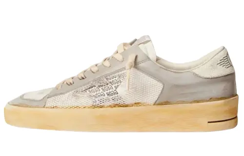 Golden Goose Stardan Stylish Skateboarding Shoes Men's Gray