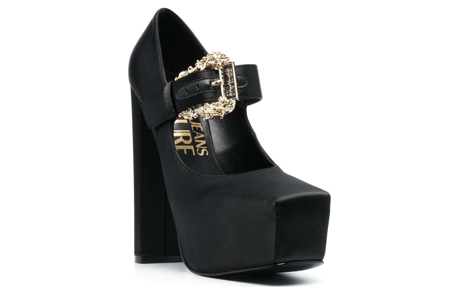 Женские туфли Versace JEANS COUTURE (черный) — фото 3