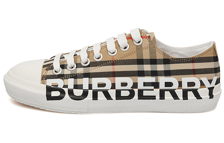 Мужские кеды Burberry Vintage (бежевые)