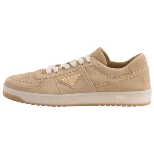 PRADA Downtown Suede Low top Skateboard Shoes Men's Brown