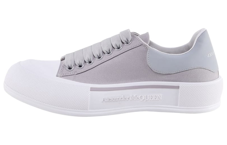 Мужские кеды Alexander McQueen Deck (серые)
