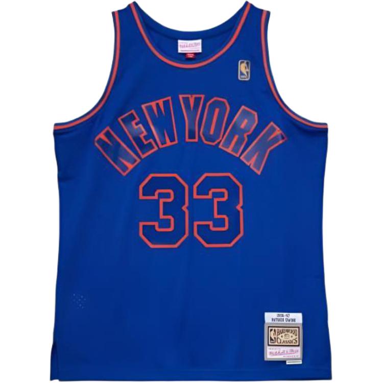 Mitchell Ness Basketball Jerseys Unisex Blue Moderate Other