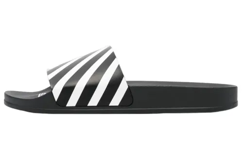 OFF WHITE Diag Slider Black White