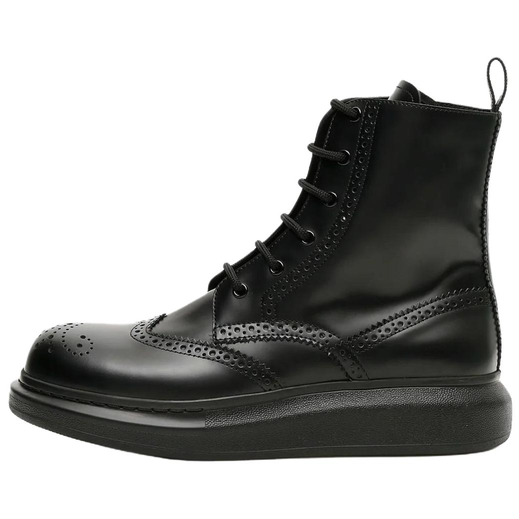 Мужские ботинки Alexander McQueen Hybrid (черные)