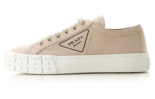 PRADA Wheel Low top Skateboard Shoes Women's Beige