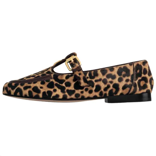LOUIS VUITTON Soho Flat Mary Jane Shoes Women's Brown