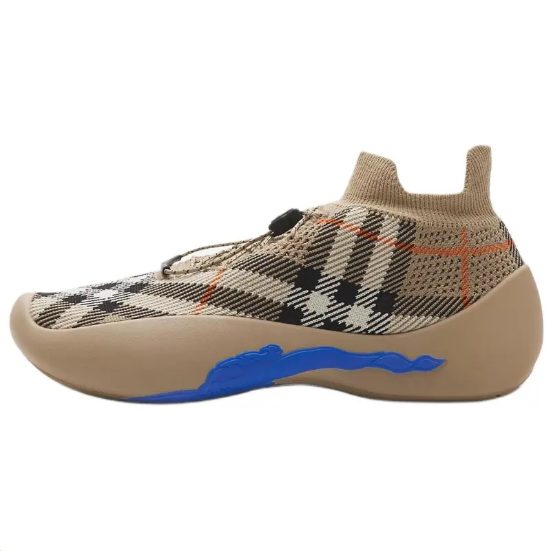 Burberry Neptune Fabric Low top Casual Shoes Women's Sand