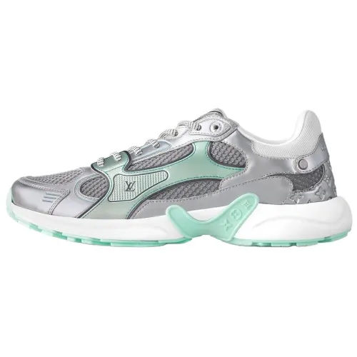 LOUIS VUITTON Olympia Low top Casual Shoes Women's Aqua Green