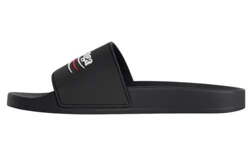 Balenciaga Political Campaign Pool Slides Women's