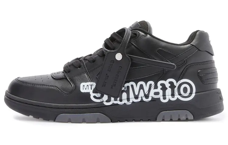 OFF WHITE Out Of Office Ooo Low Tops 'OFF WHITE' Black White