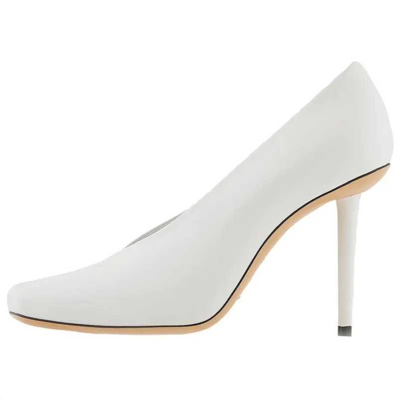 Burberry High Heels Women's White