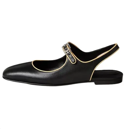 HERMES Kleo Casual Shoes 1CM Women's Black