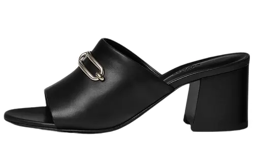 HERMES Camilla Slip Resistant Slide Slippers Women's Black