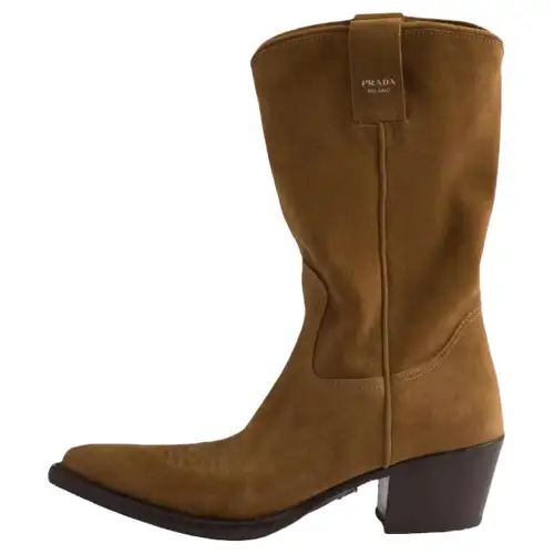 PRADA Ankle Boots 4.5cm Women's Brown
