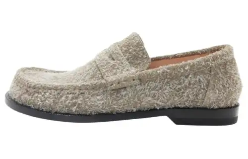 LOEWE Campo Loafers Women's Khaki Green