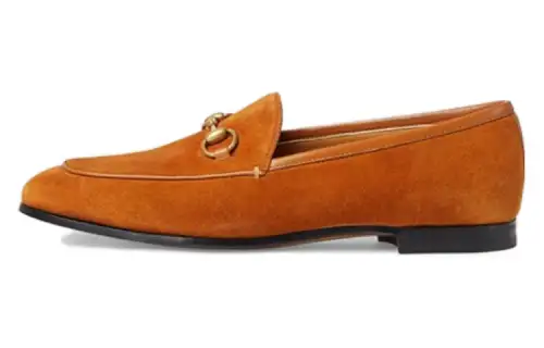 GUCCI Jordaan Suede Loafers