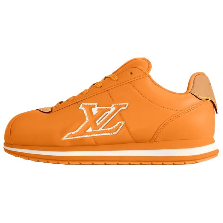LOUIS VUITTON X Nigo Collaboration Buttersoft FW25 Low top Casual Shoes Unisex Orange
