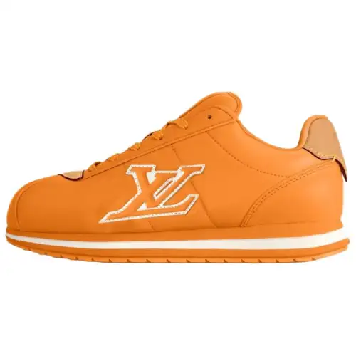 LOUIS VUITTON X Nigo Collaboration Buttersoft FW25 Low top Casual Shoes Unisex Orange
