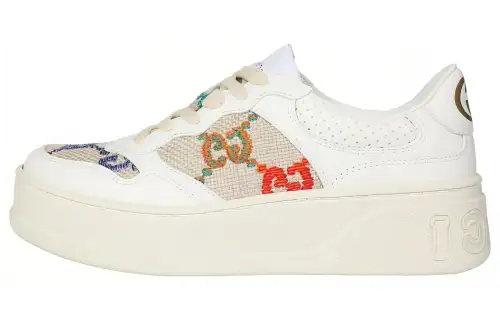 Gucci Wmns Gg Sneaker 'Multicolor Embroidered' Women's