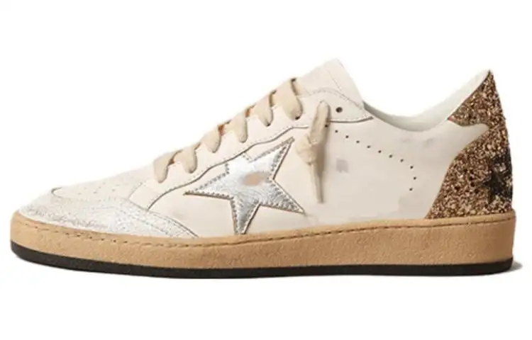 Golden Goose Ball-Star Glitter Low-top Sneakers