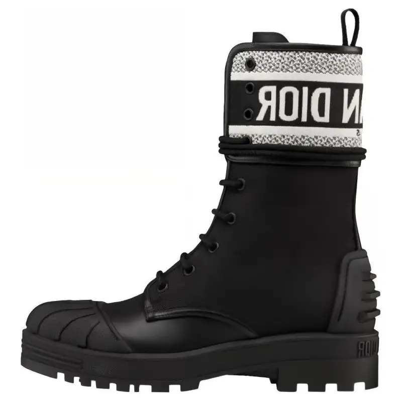 DIOR Women's D-Major Ankle Boot 'Black White'