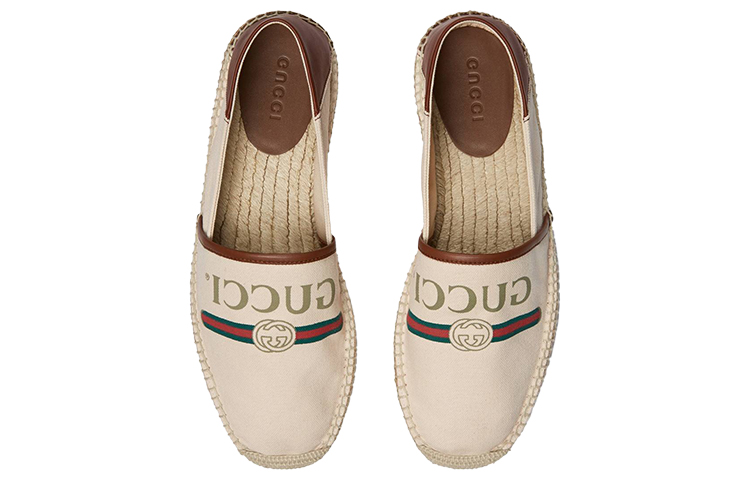 Gucci Logo Espadrille 'Brown'