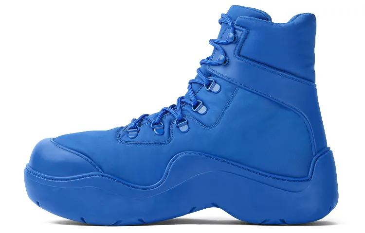 Bottega Veneta Puddle Bomber Ankle Boot Cobalt Women's