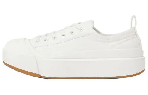 Bottega Veneta Vulcan Low top Skateboard Shoes Women's White