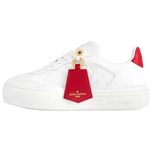 LOUIS VUITTON Groovy Low top Skateboard Shoes Women's White