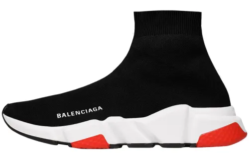 Balenciaga Speed Trainer Mid 'Black Red' Men's