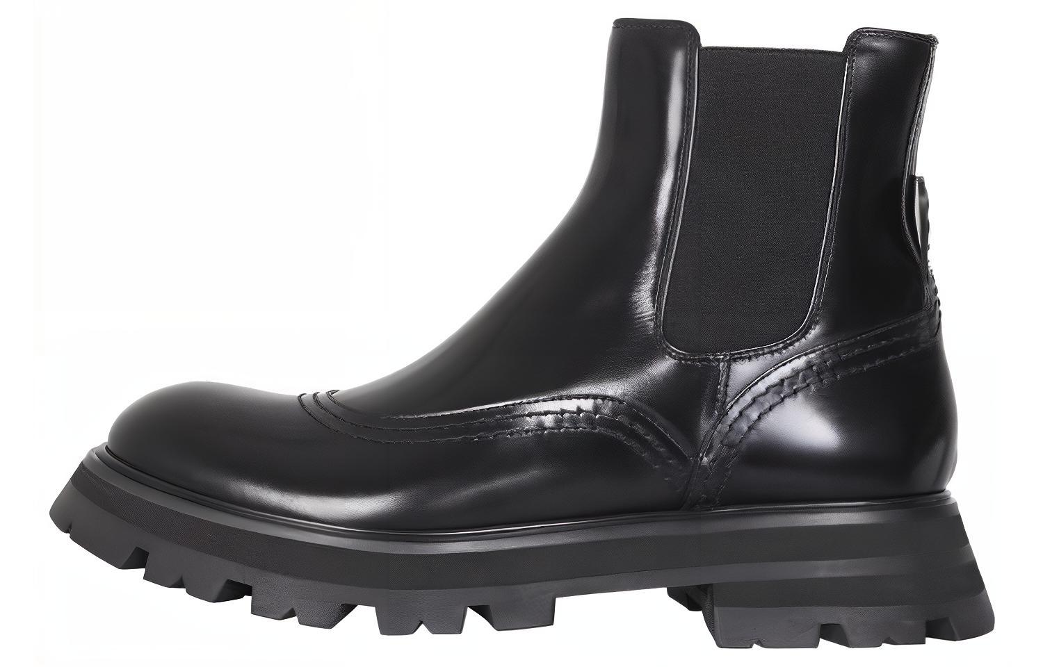 Женские ботинки Alexander McQueen Wander (черные)