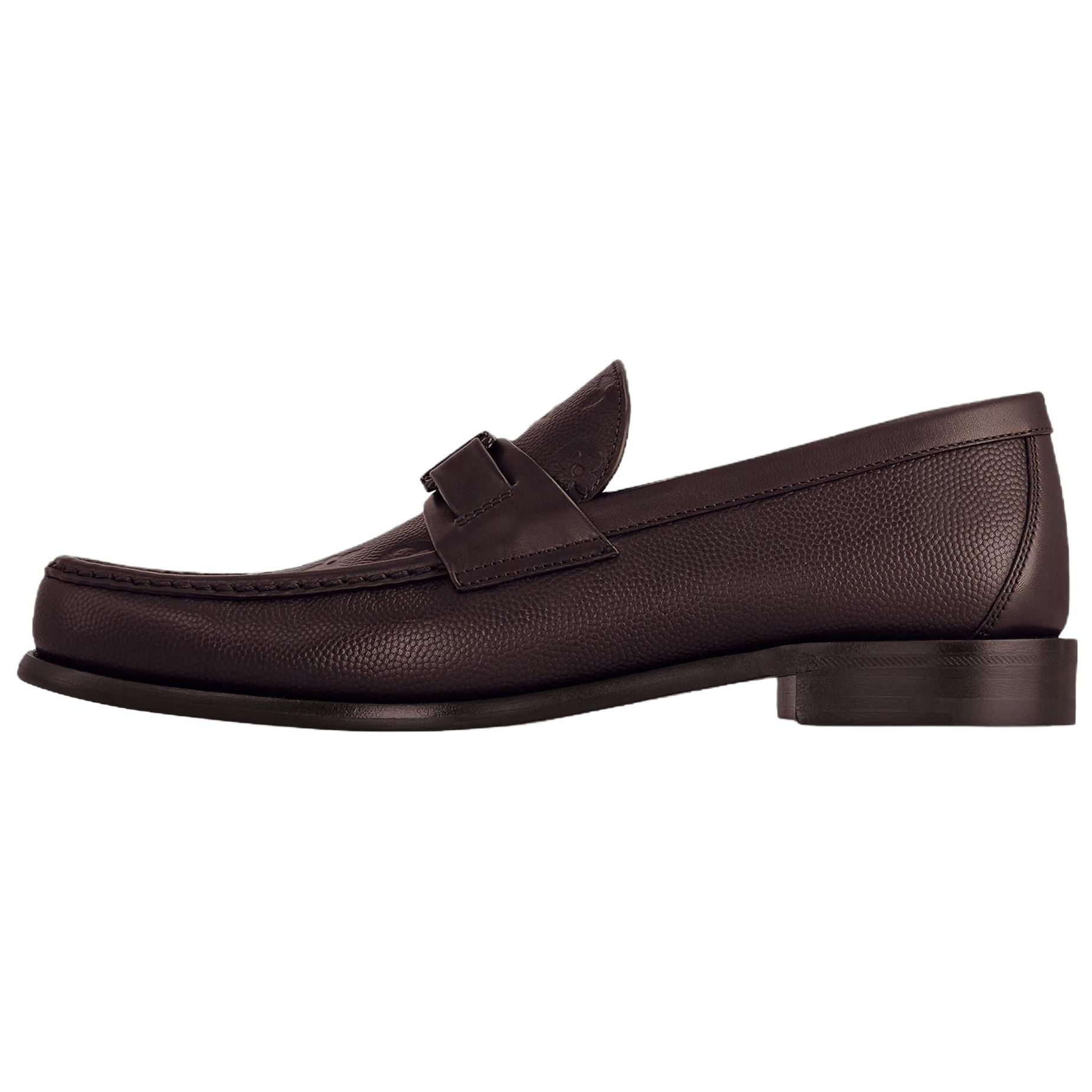 LOUIS VUITTON Major Loafers Men's Brown