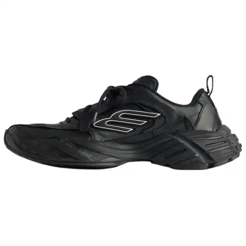 Balenciaga MONDAY Cow Leather Low top Casual Shoes Women's Black