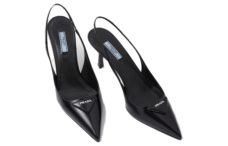 Женские туфли Prada 7.5cm (черные) — фото 4