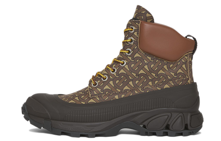 Burberry Arthur Ankle Boots Monogram Brown