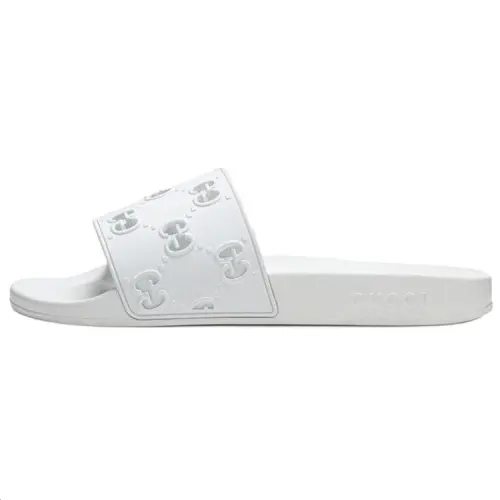 Gucci Gg Rubber Slide 'Great White' Women's