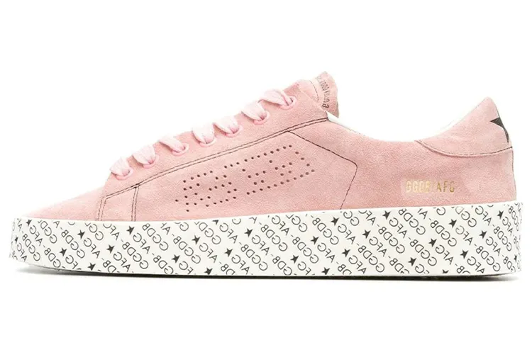 Golden Goose Stylish Skateboarding Shoes Women's Pink