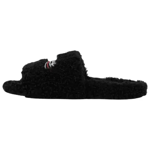 Balenciaga furry sandals