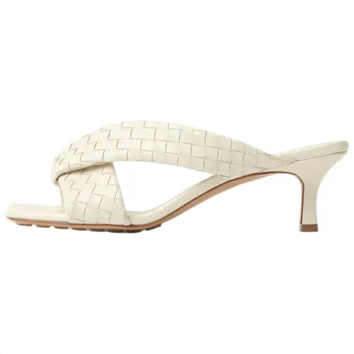 Bottega Veneta Slide Slippers 5cm Women's Ecru