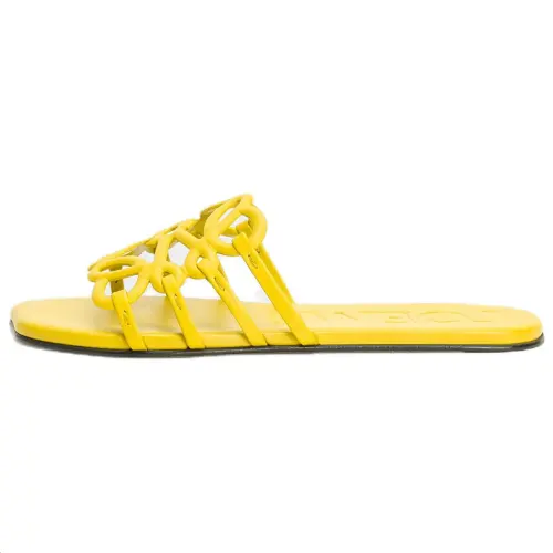 LOEWE Petal Slide Slippers Women's Yellow