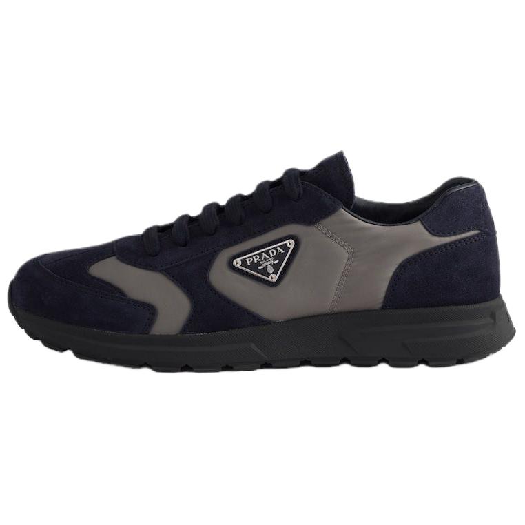 Мужские кроссовки Prada Re-Nylon 2.5cm (лазурно-серые)
