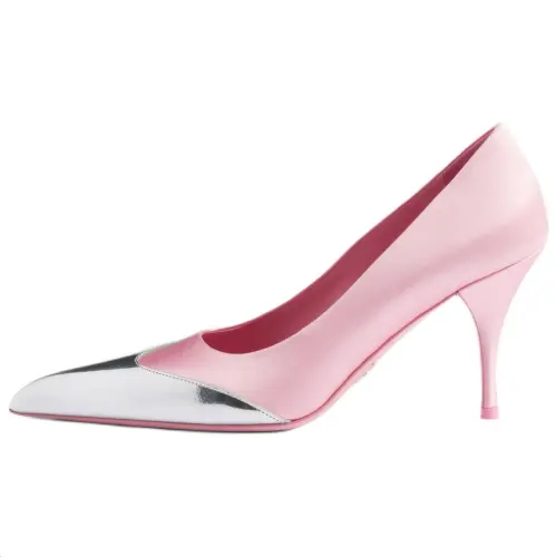 PRADA Slim Heel High Heels 8.5cm Women's Pink