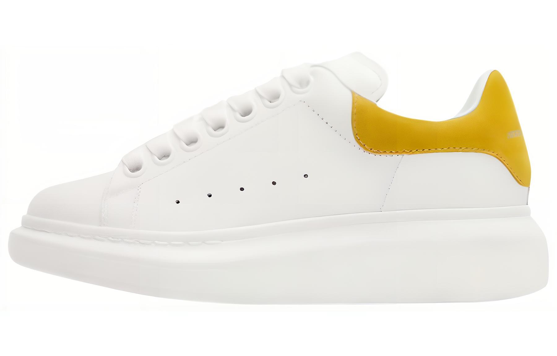 Мужские кеды Alexander McQueen Oversized Sneaker (кремовые)
