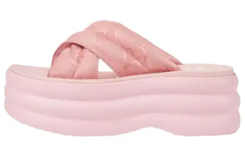 Gucci Wmns Gg Platform Slide 'White' Women's